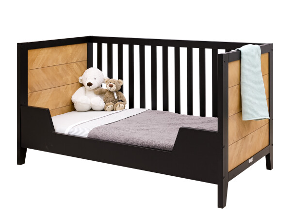 Job 2 piece nursery furniture set with bench bed Vintage Honey