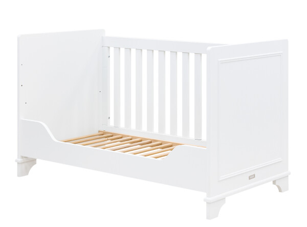 Charlotte 3 piece nursery furniture set with bench bed White