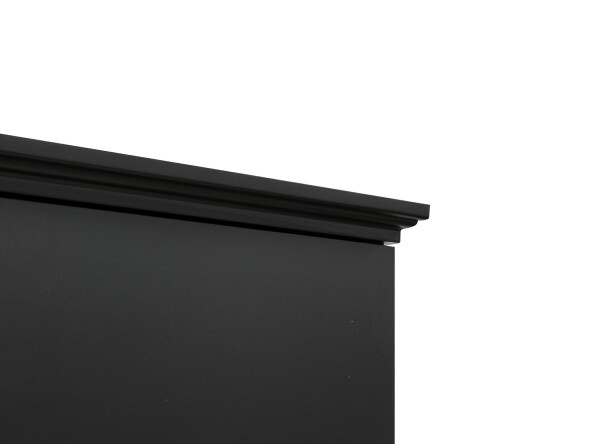 2-door wardrobe Cloë Matt Black