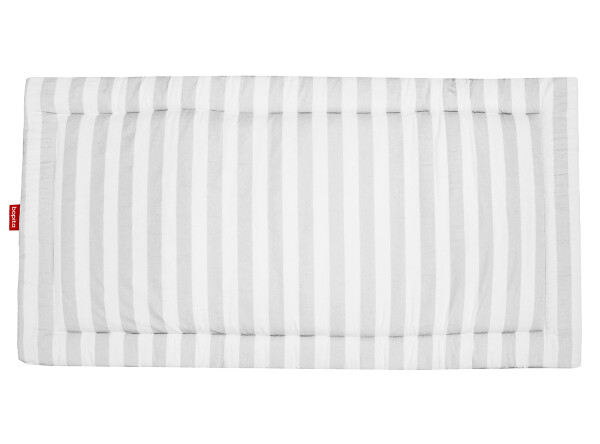 Playpen mat Brent XXL with stripes Grey/White