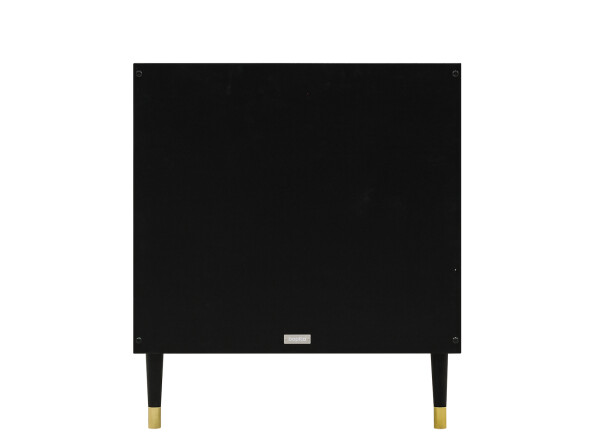 Cloë 2 piece nursery furniture set with bench bed Matt Black