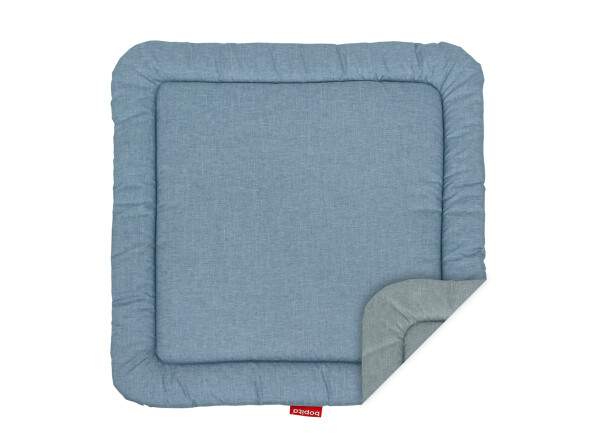 Playpen mat Caro Blue/Grey