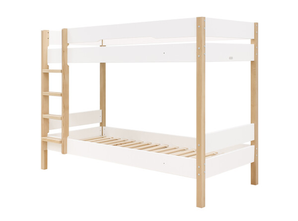 Bunkbed 90x200 Lucas White/Natural