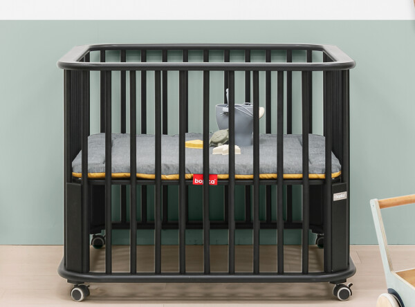 Playpen Caro incl. wheels Mat Black