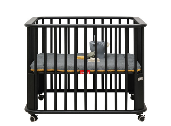Playpen Caro incl. wheels Mat Black