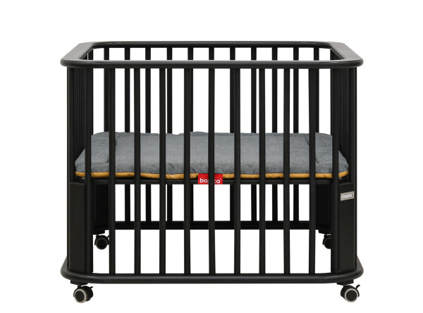 Playpen Caro incl. wheels Mat Black