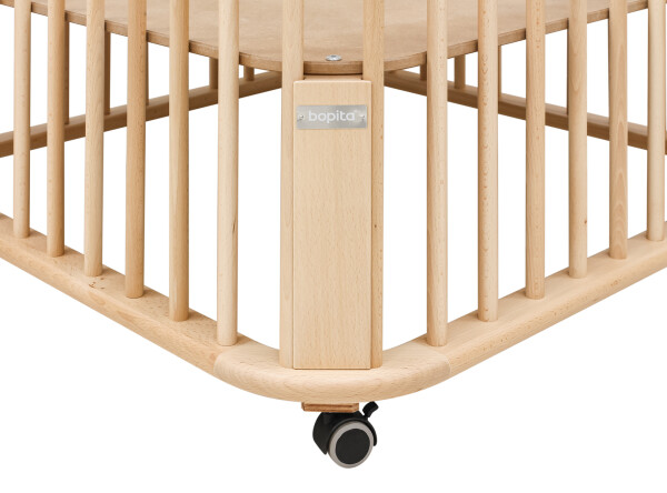 Box Caro incl. wielen Naturel