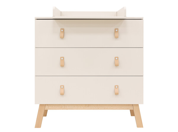 Dresser with 3 drawers Lines Dune/Natural