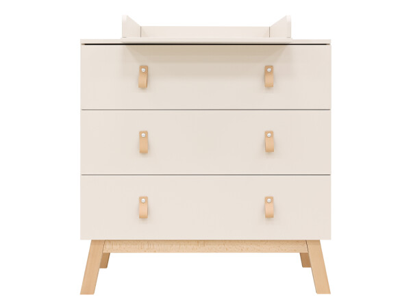 Dresser with 3 drawers Lines Dune/Natural
