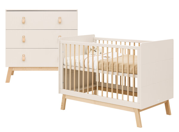 Lines 2-part nursery Dune/Natural