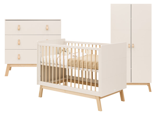 Lines 3-part nursery Dune/Natural