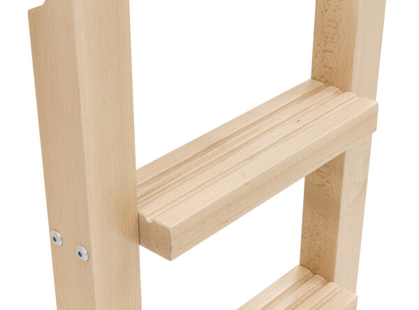 Half high sleeper 90x200 Lucas White/Natural