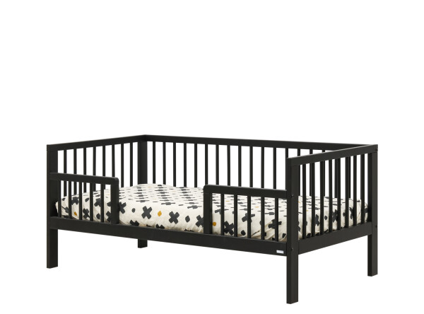 Toddler bed 70x140 Mara Matt Black