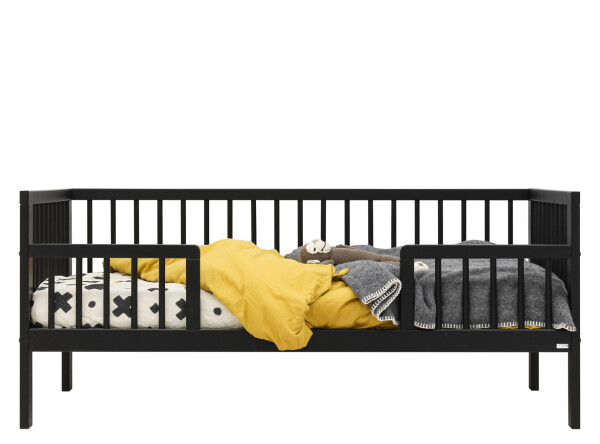 Toddler bed 70x140 Mara Matt Black