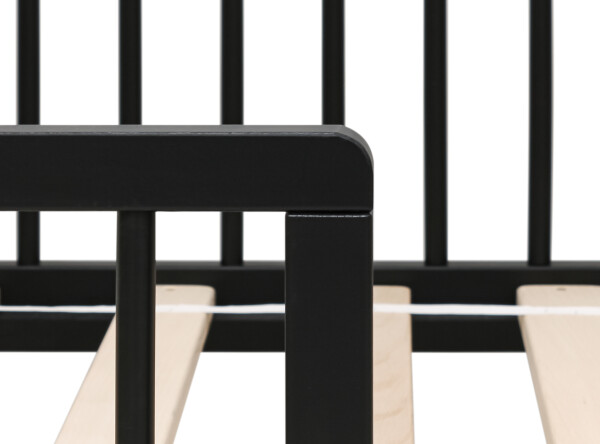 Toddler bed 70x140 Mara Matt Black