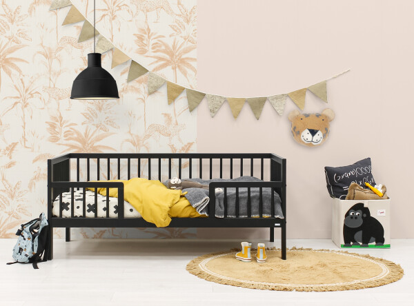 Toddler bed 70x140 Mara Matt Black