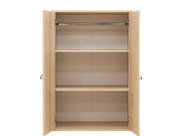 2-door cabinet for high sleeper Lucas Natural