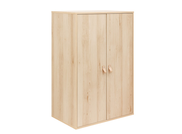 2-door cabinet for high sleeper Lucas Natural