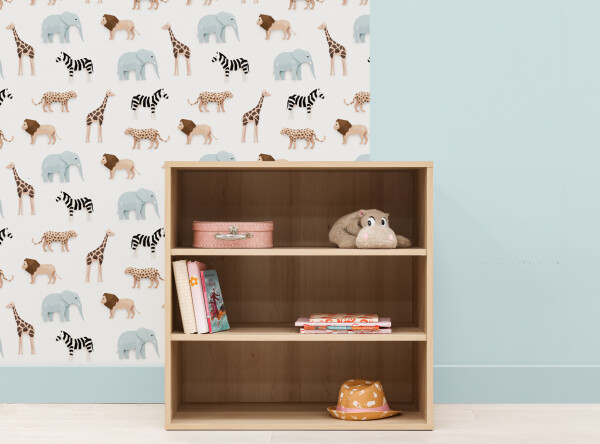 Bookcase for half-high sleeper Lucas Natural