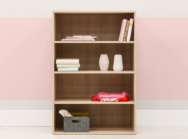 Bookcase for high sleeper Lucas Natural