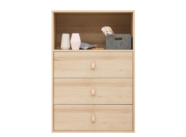 Chest of drawers for high sleeper Lucas Natural