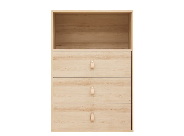 Chest of drawers for high sleeper Lucas Natural