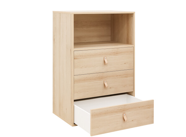 Chest of drawers for high sleeper Lucas Natural