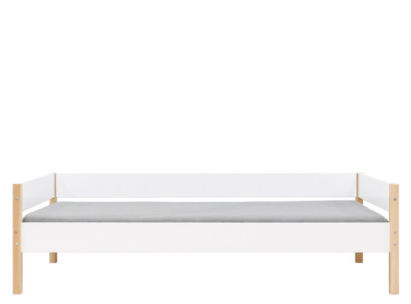 Bench bed 90x200 Lucas White/Natural