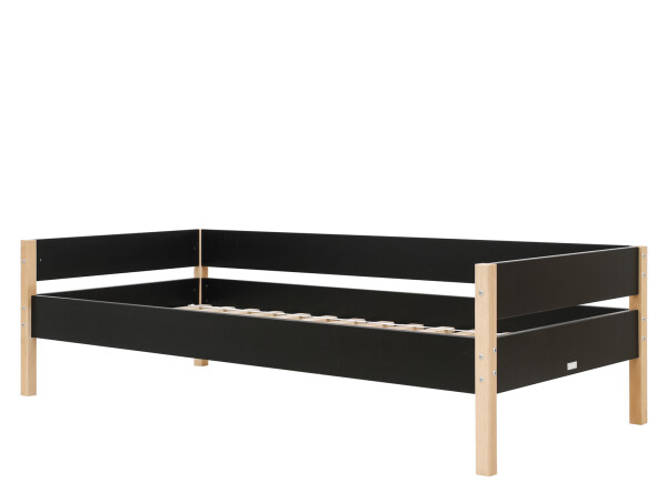 Bench bed 90x200 Lucas Mat Black/Natural