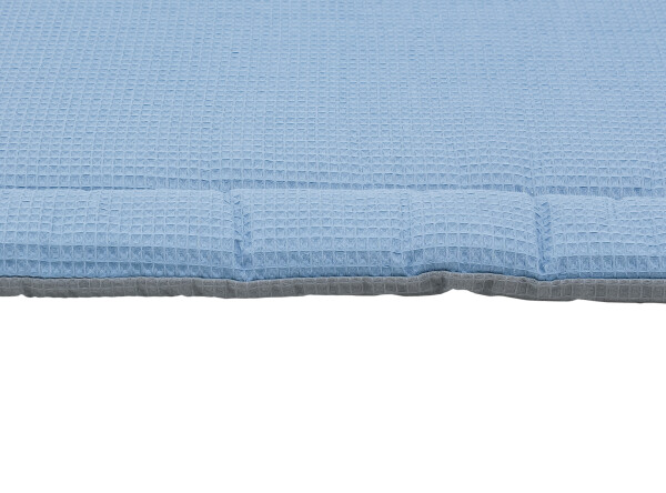 Playpen mat waffle Grey/Blue