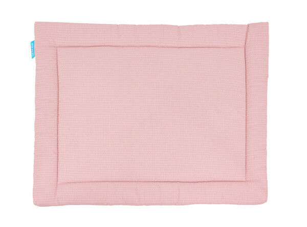 Playpen mat waffle Ecru/Pink