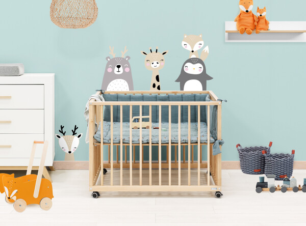 Box Nikki incl. wielen Naturel
