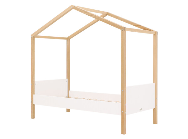 House bed 80x160 Liam White/Natural