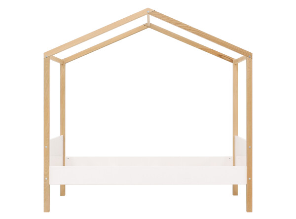 House bed 80x160 Liam White/Natural