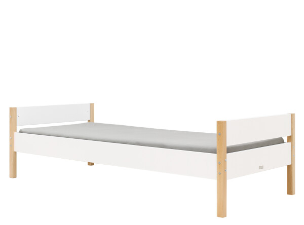 Bed 90x200 Lucas Wit/Naturel