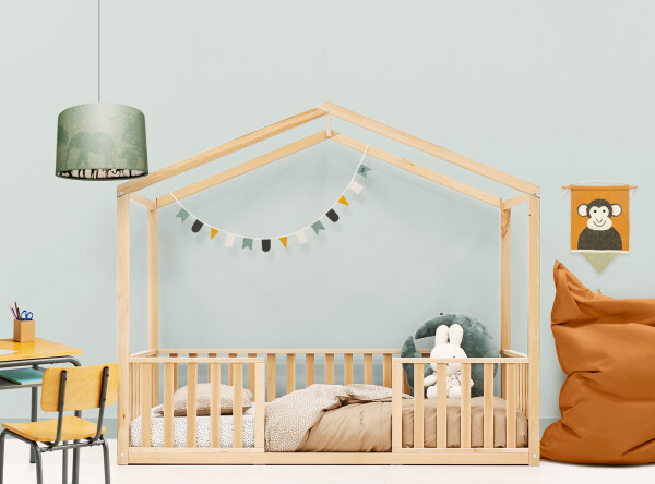 House bed 80x160 Robin Natural