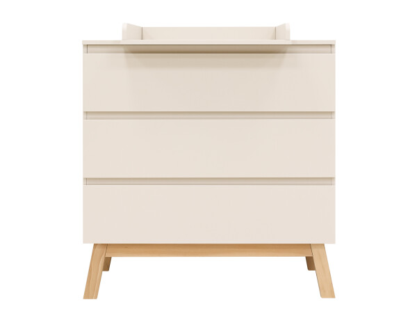 Dresser with 3 drawers Saba Dune/Natural