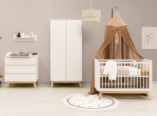 Dresser with 3 drawers Saba Dune/Natural