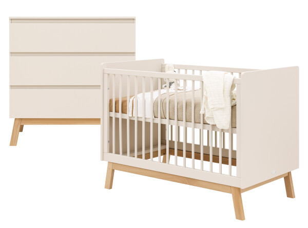 Saba 2-part nursery Dune/Natural