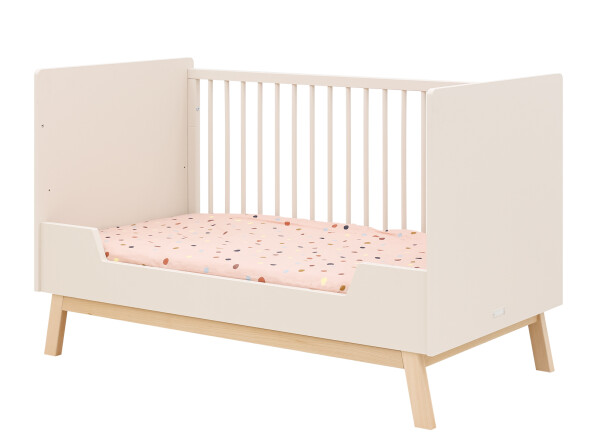 Saba 2 piece nursery furniture set with bench bed Dune/Natural