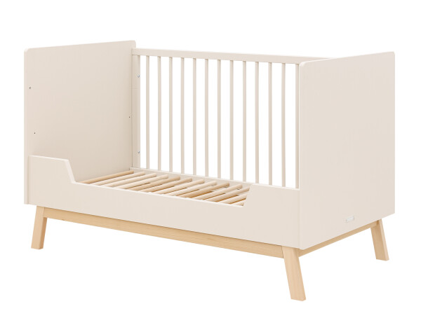 Saba 2 piece nursery furniture set with bench bed Dune/Natural