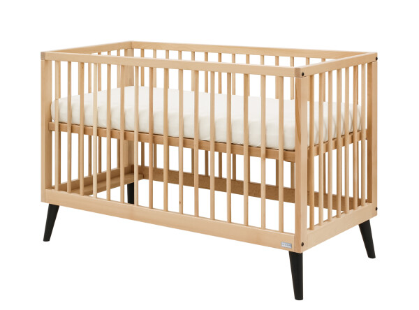 Fay 2-part nursery Natural/Matt Black